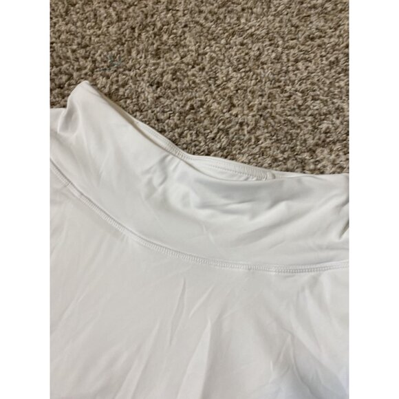 ⭐ 3/$15 Oalka Small White Workout Tennis Skort with Pocket Mesh Shorts - Picture 3 of 9